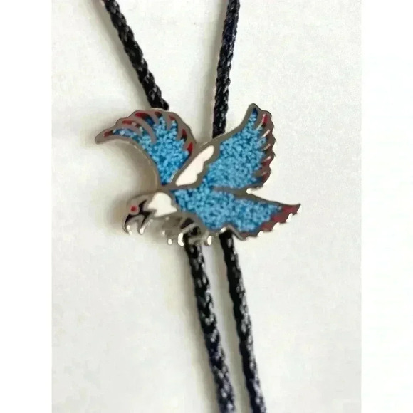 Western Vintage Tie Eagle - Picture 2 of 6